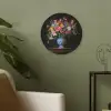 Kleur - Vaas - Bloemen - Boeket Akoestische PET Vilt - Rond klein -sfeer2