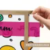 Smileys - Pictogrammen - Kleurrijk Light Box met batterij (Wandlamp kind) middel -USP_websiteprintNL