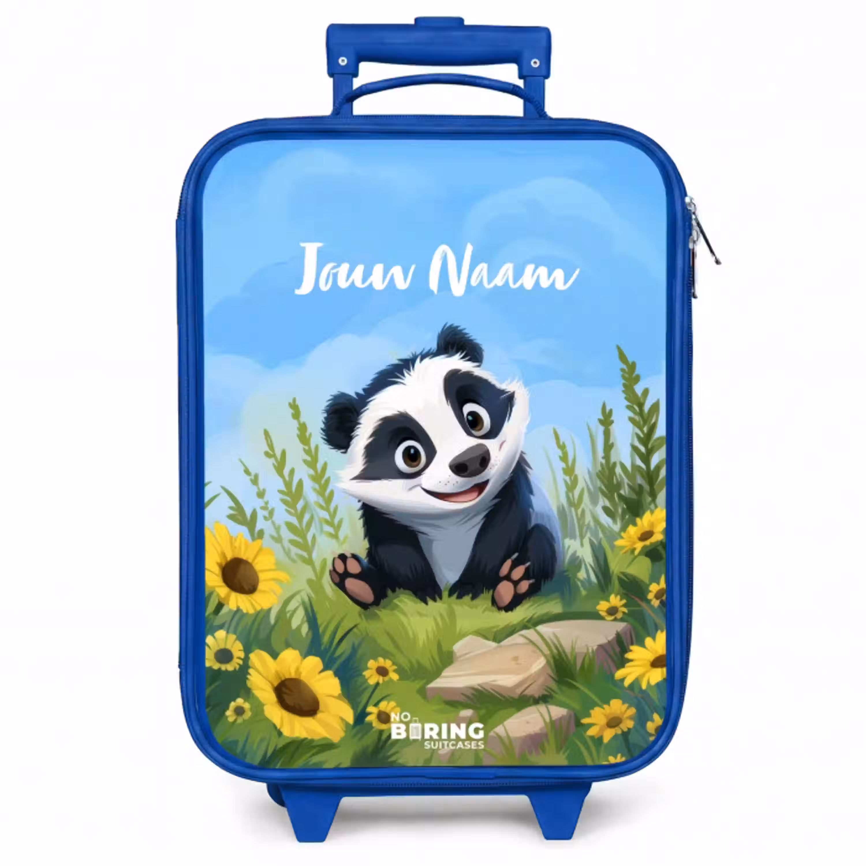 Willem wasbeer Kinderkoffer - Blauw klein -zzz_website3d