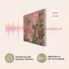 Kolibries - Bloemen - Groen - Roze PET vilt klein -USP_NL