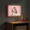 Prinses - Roze - Eenhoorn Light Box met batterij (Wandlamp kind) middel -sfeer5_kind