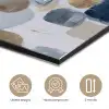 Abstract - Goud - Vormen aluminium wit klein -closeup_NL