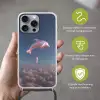 Dolfijn - Roze - Astronaut Hoesje iPhone 16 Pro Max met koord klein -sfeer2_NL