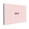 Nice - Strepen - Roze canvas 2cm klein -z3d