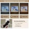 Sterrenhemel - Goud - Moskee Light Box met batterij (Wandlamp) middel -USP_lichtkleurNL