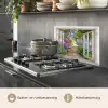 Hortensia - Doorkijk - Bloemen - Zomer - Paars - Pad keuken achterwand spatscherm klein -usp_NL