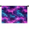 Elektrisch - Neon - Lucht Wandkleed katoen klein 269 -zz3d