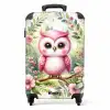 Roze Rafaël Koffer - NBS - Handbagage middel -productfoto_recht