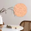 Tint - Olie - Verf - Lichtoranje Wandcirkel plexiglas klein 852 -sfeer4