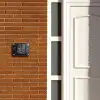Zwarte houtblokken - Sierlijk Naambord Rechthoek middel -sfeer3-rechthoek-S