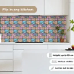 Parelmoerig - Bakstenen - Muur keuken achterwand 2 middel 871 -sfeer4_UK