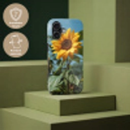 Zonnebloemen - Helderblauwer lucht - Gras Toughcase MagSafe Apple iPhone 17 klein -USP_PrintM_DE