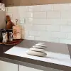 Gestapelde - Stenen - Grijs Inductie beschermer vinyl 3mm klein -sfeer3