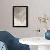 Golvende lijnen - Luchtstromen - Harmonieus fotolijst zwart zonder passe partout klein -sfeer4