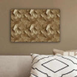 Organisch - Patroon - Bladeren - Goud canvas 2cm klein 34 -sfeer3
