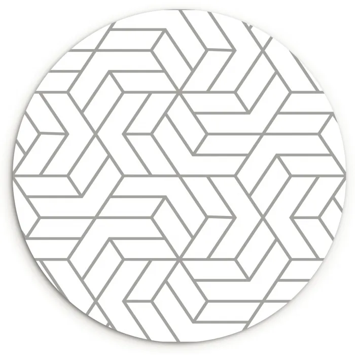 Design - Geometrie - Patroon Wandcirkel plexiglas klein 852 -3d