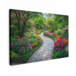 Park - Bloemen - Tuin canvas 2cm klein -z3d
