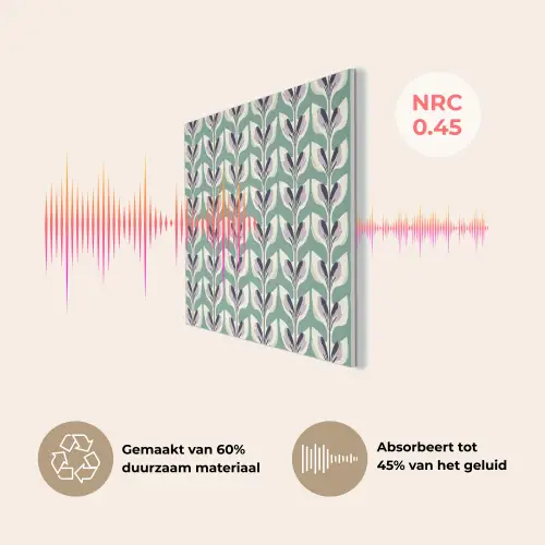 Retro - Modern - Groen PET vilt klein 837 -USP_NL
