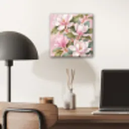 Magnolia's - Patroon - Roze aluminium wit klein -sfeer5