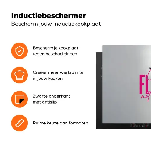 Catch flights not feelings - Vliegtuig - Roze Inductie beschermer vinyl 3mm klein -zzzzzzz-td-ups