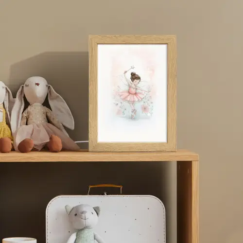 Ballerina - Fee - Roze Light Box met kabel klein -sfeer2_kind