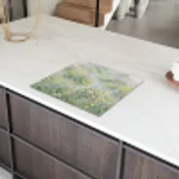 Bloemenveld - Heuvels - Kleurrijk Inductie beschermer vinyl 3mm middel -sfeer8