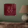 Love your damn self - Kleurrijk - Bordeaux plexiglas 5mm klein -sfeer3