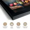 Rustiek - Stilleven - Fruit fotolijst zwart zonder passe partout klein -sfeer2
