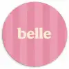 Roze - Gestreept - Belle Wandcirkel plexiglas klein -3d
