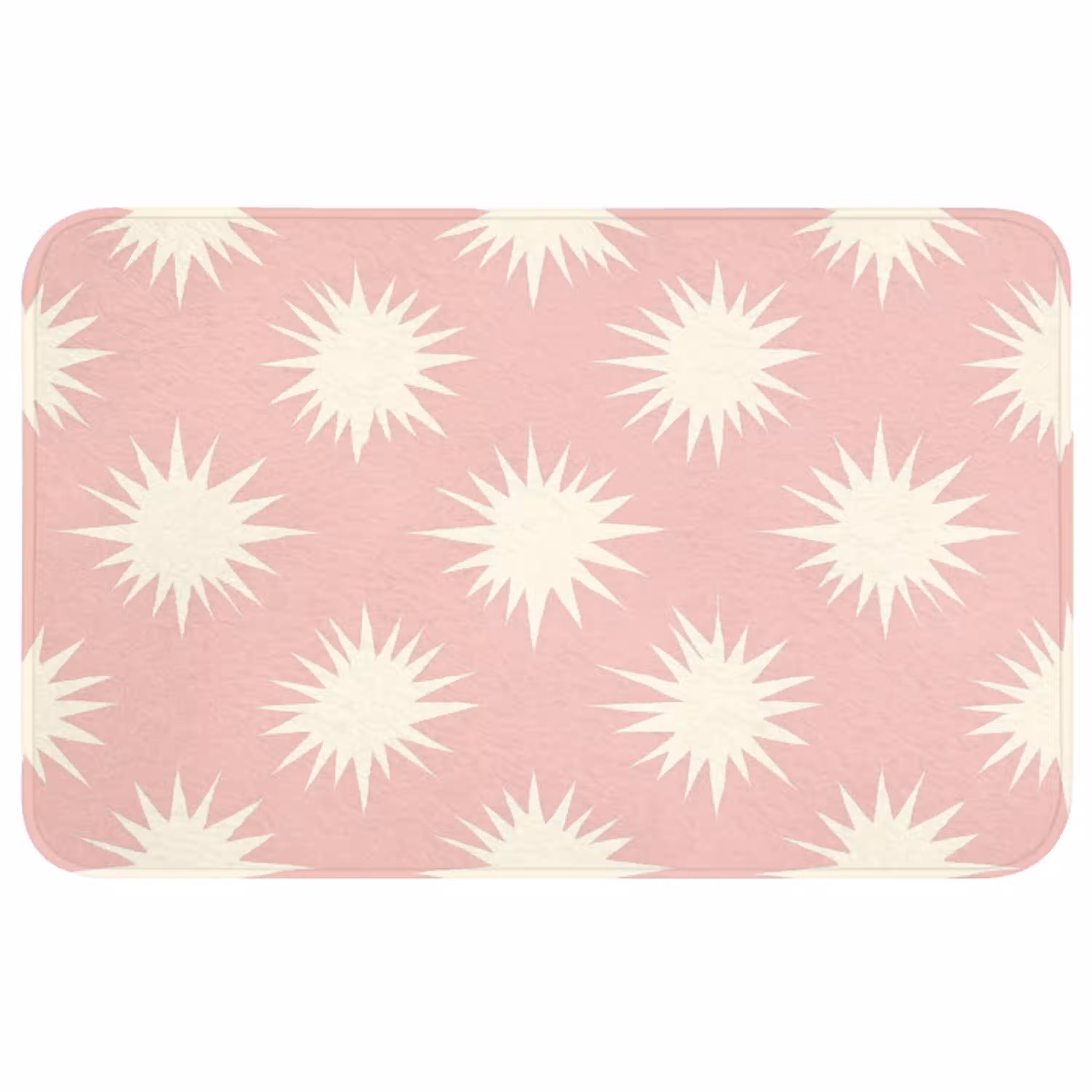 Zonnen - Patroon - Roze Badmat middel 997 -3d