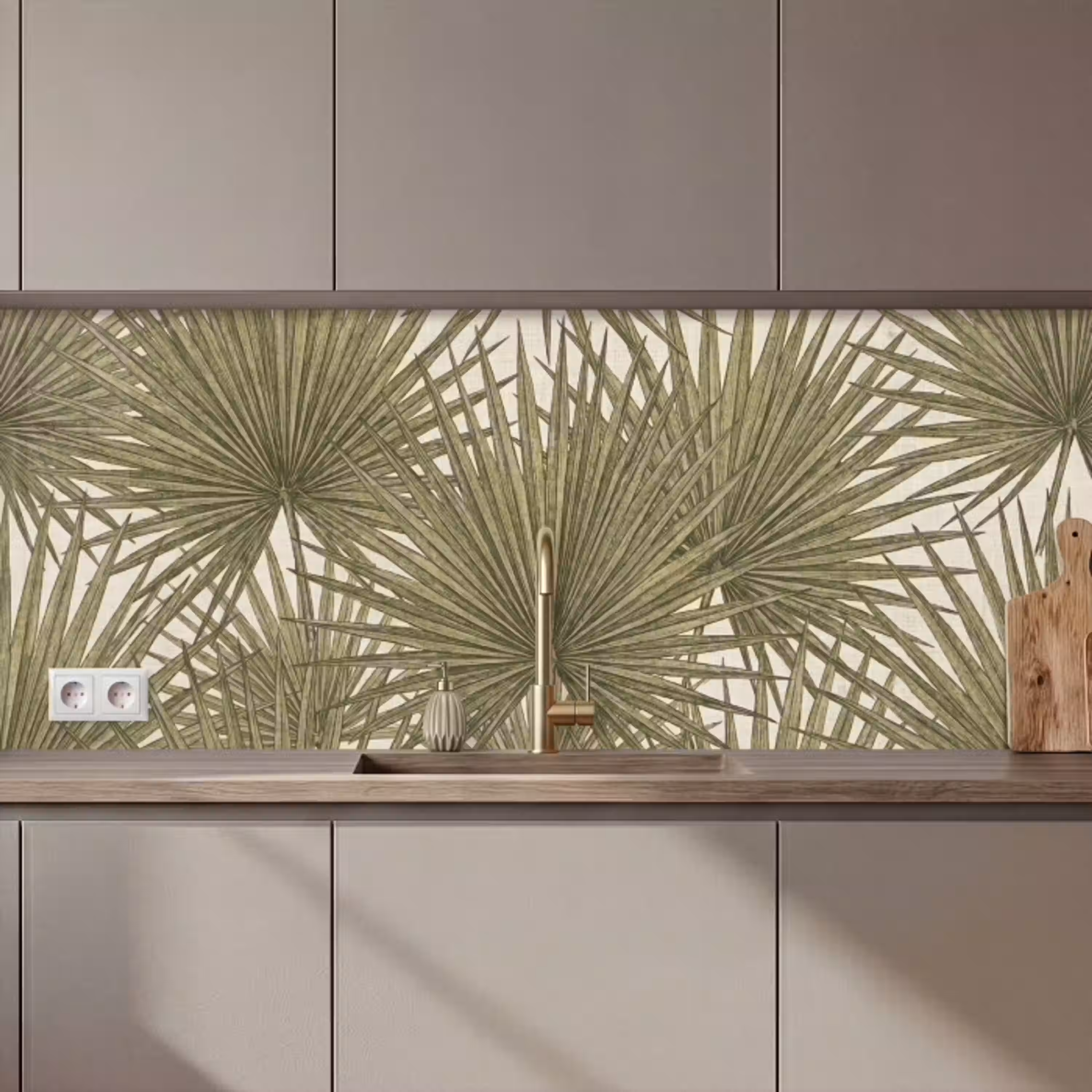 Blad - Tropisch - Patroon - Natuur - Groen keuken achterwand 2 middel zz_3dshopping