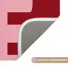 Love - Rood - Blokletters Badmat klein -USP_AntislipNL