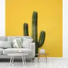 Cactus - Groen - Minimalistisch fotobehang vinyl groot -woonkamer