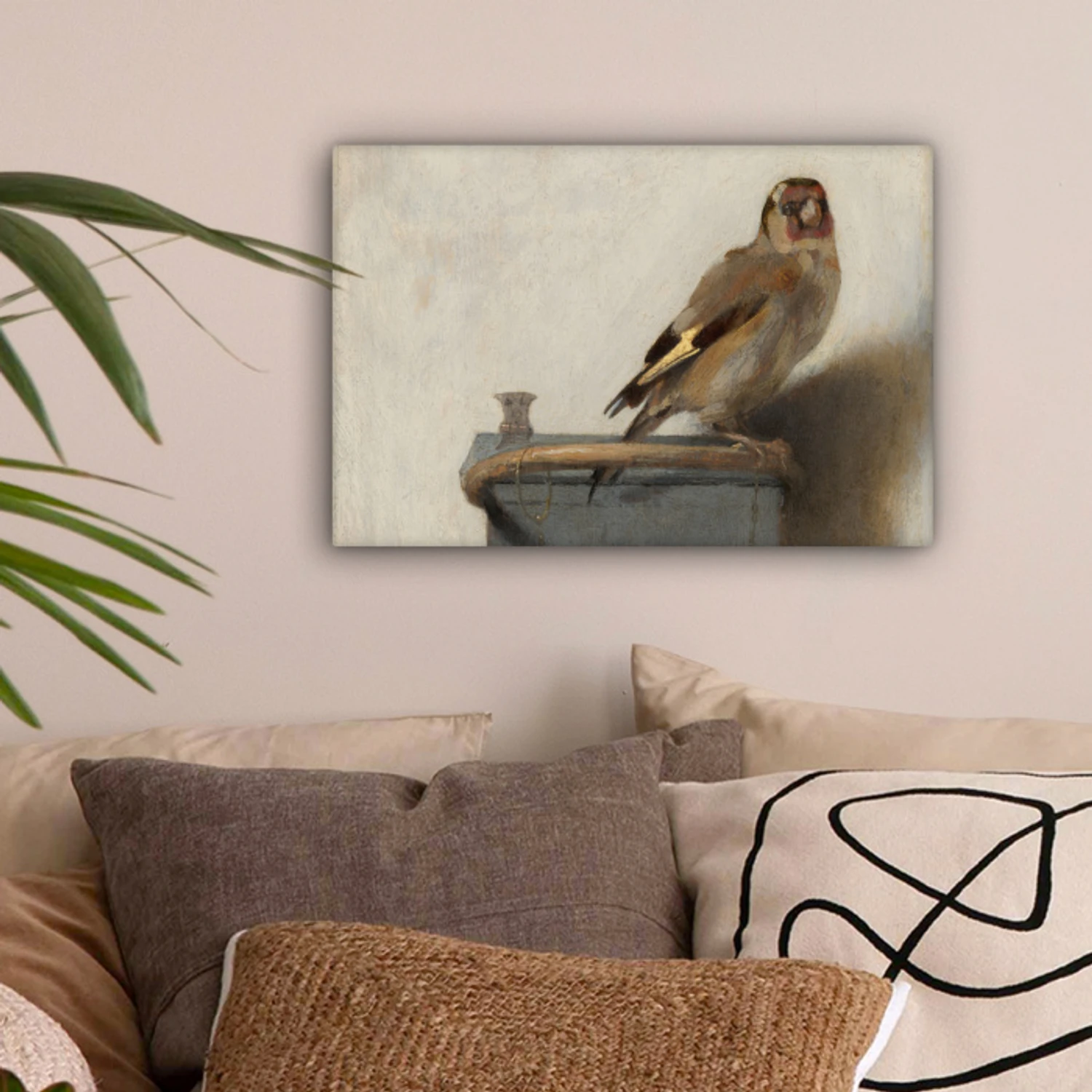 Het puttertje - Carel Fabritius canvas 2cm klein -sfeer1