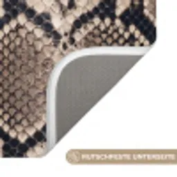 Slangenprint - Python - Bruin Badmat klein -USP_AntislipDE
