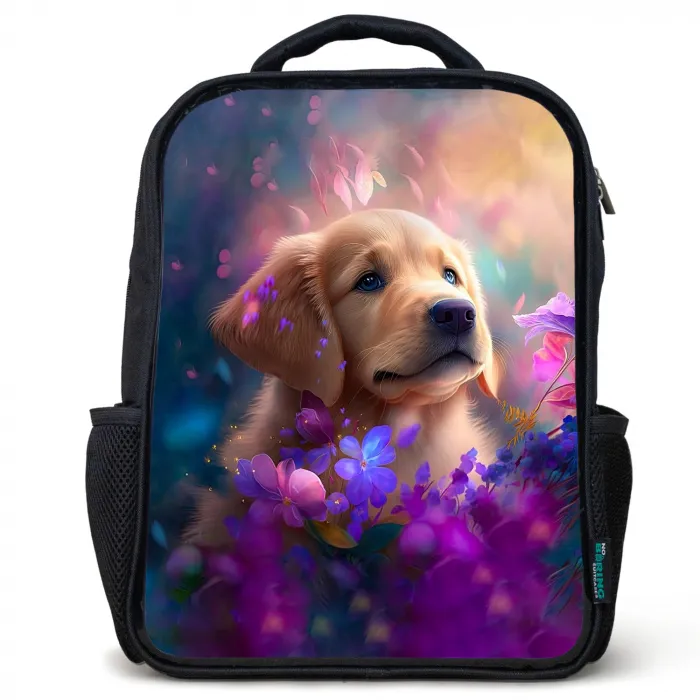 Rudy Retriever Rugzak - Zwart middel -3d