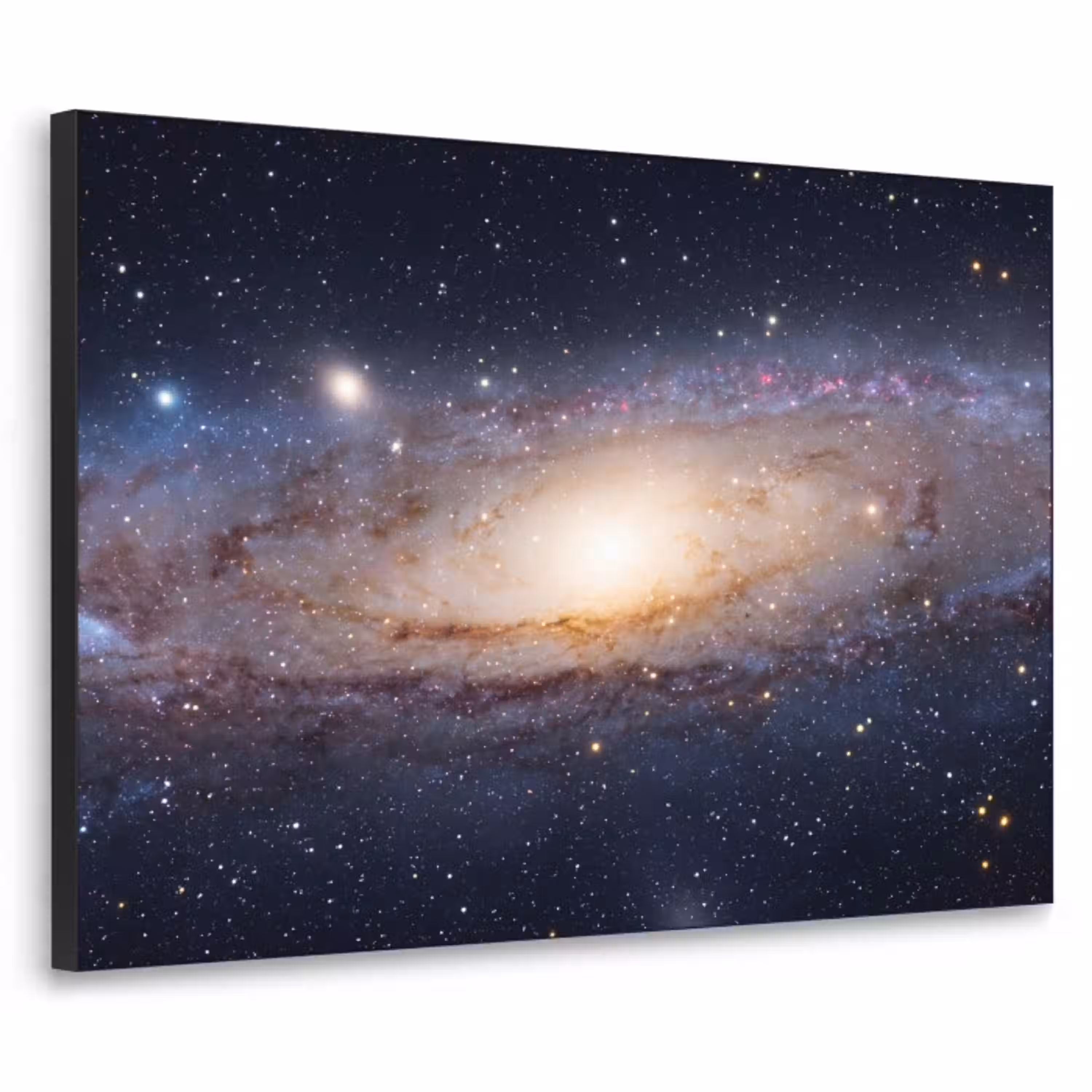 Sterrenstelsel - Ruimte - Kosmos Textielframe zwart klein -3d