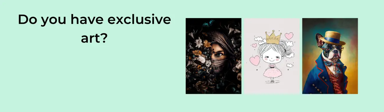 Exclusive art banner