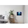 Walvis - Vissen - Donkerblauw textielposter latten blank klein -woonkamer