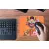 Vlinders - Vrouw - Zonnebril - Kleurrijk muismat rubber klein -toetsenbord
