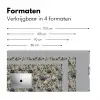 Pauw - Bloemen - Blauw Muismat XXL klein 681 -sfeer5