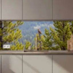 Uil - Oehoe - Bomen - Natuur keuken achterwand 2 middel zz_3dshopping
