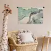 Goud - Marmer - Groen - luxe - Glitter - Marmerlook Wandkleed katoen klein -wsfeer5_kind