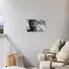 Boeddha - Grijs - Spiritualiteit - Buddha beeld - Religie Tuinposter op houten frame 2 cm dik klein -sfeer1