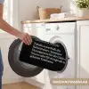 Quotes - Gäste-wc - Definitie - Zwart - Spreuk WCmat klein -USP_WasbaarNL
