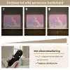 Poolvos - Sneeuw - Roze Light Box met batterij (Wandlamp kind) middel -USP_dimbaarNL
