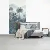 Jungle - Landschap - Blauw fotobehang vinyl groot -slaapkamer
