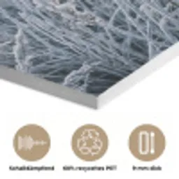 Rijp - Gras - Kristallen - Winter - Minimalistisch PET vilt klein -closeup_DE