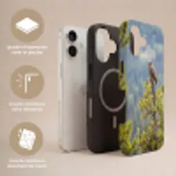 Uil - Oehoe - Bomen - Natuur Toughcase MagSafe Apple iPhone 17 klein -USP_Lagen_FR