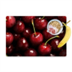 Rood - Fruit - Kersen Placemat vinyl groot -zzzproduct_Kitchenyeah-website